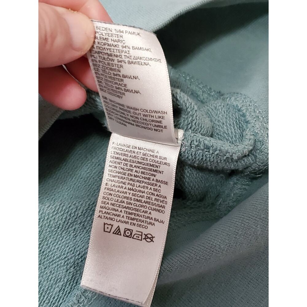 The North Face Women’s Crewneck Sweatshirt Green Logo Pullover Size Small - Picture 11 of 14